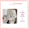 Áo Khoác Cardigan Len Cổ Tròn Hàn Quốc
